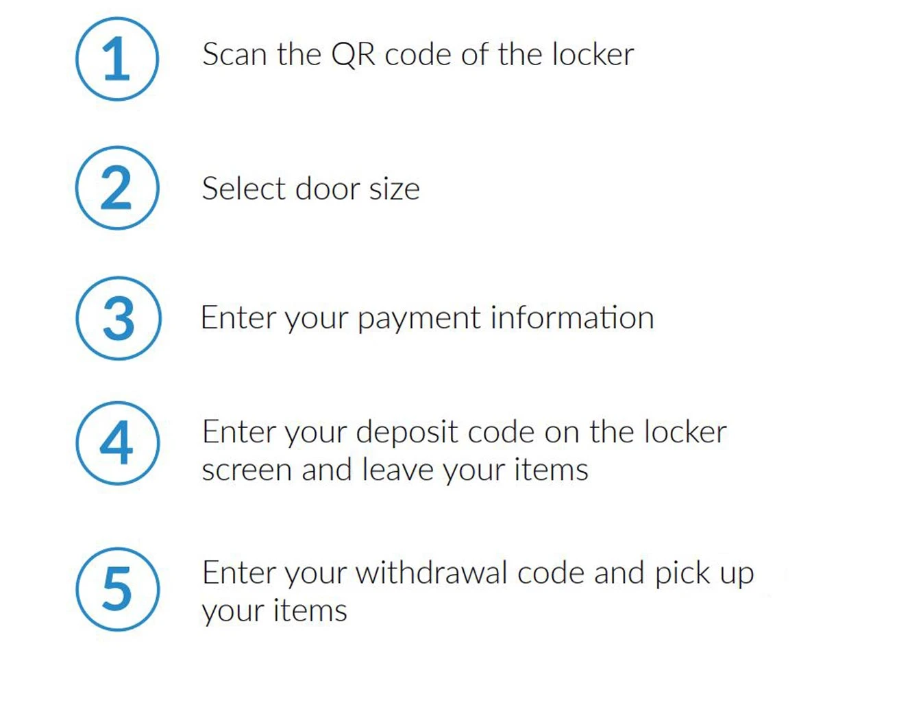 Steps to use Expedibox smart locker room Expedilock