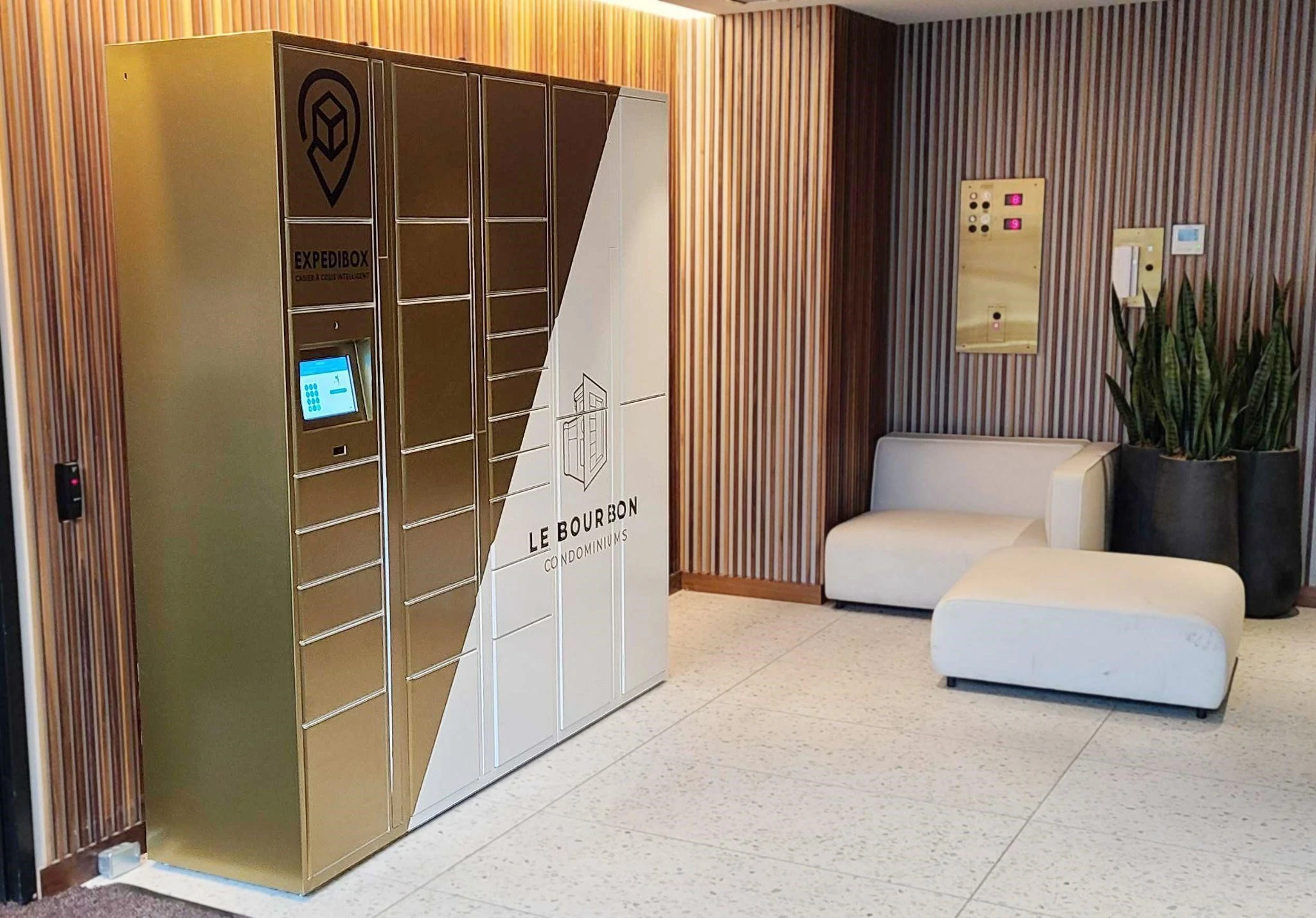 What is a parcel locker?