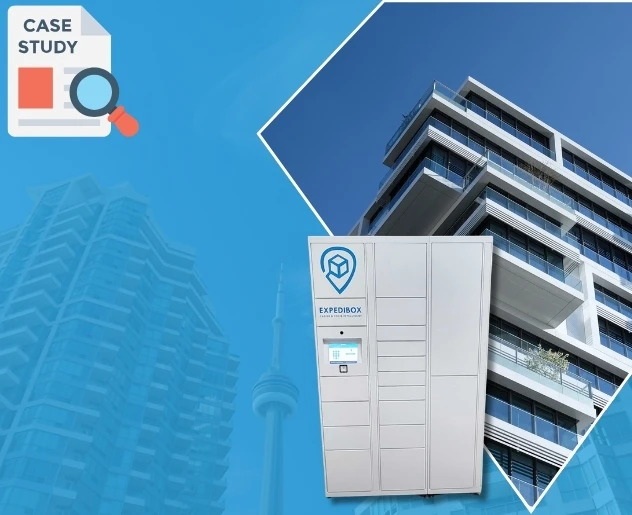 Case Study: Mid-size Toronto residential building solves package theft with Expedibox Smart Lockers